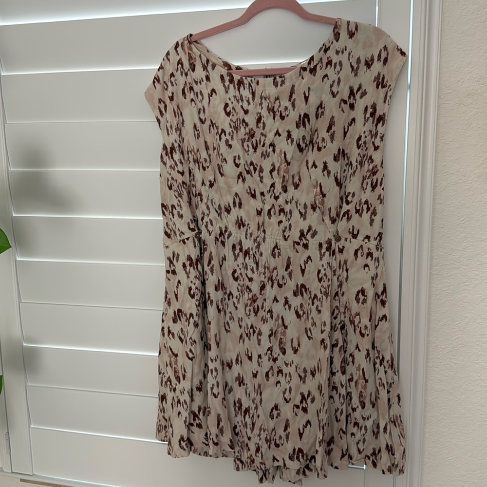 Free people leopard dress